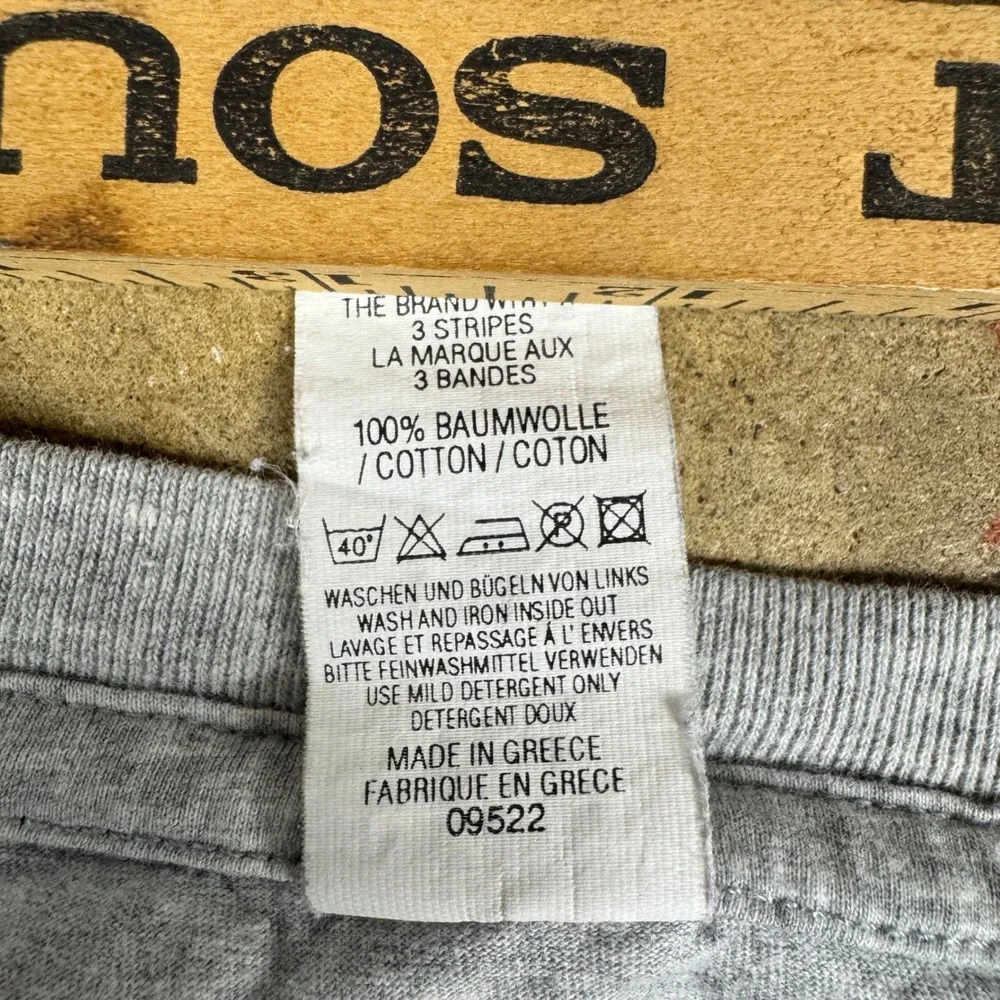 Vtg Adidas We Knew Then We Know Now Sneaker History T-Shirt Men's XL‎ Gray